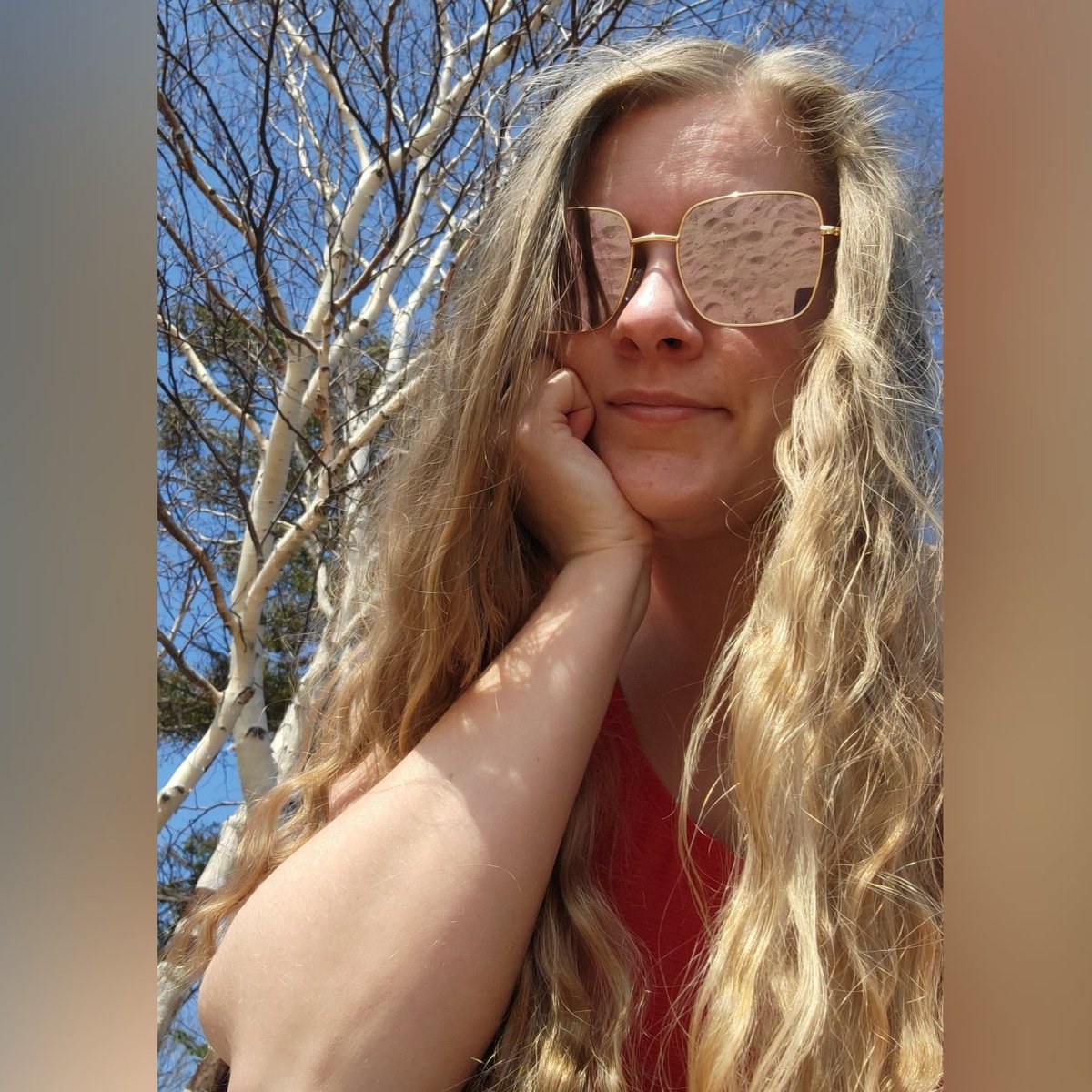 ReishPeish's tweet photo. Beach, birch, &amp; sunshine. #SpringBreak https://t.co/eAe3mw4oGy