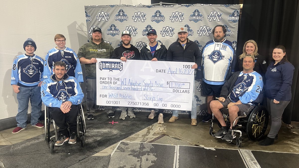 THANK YOU, to everyone who participated in the Steny’s Cup! Thanks to you (and Steny’s of course) we were able to raise $1,700 for <a href="/WASAadaptsports/">WASAadaptivesports</a>!