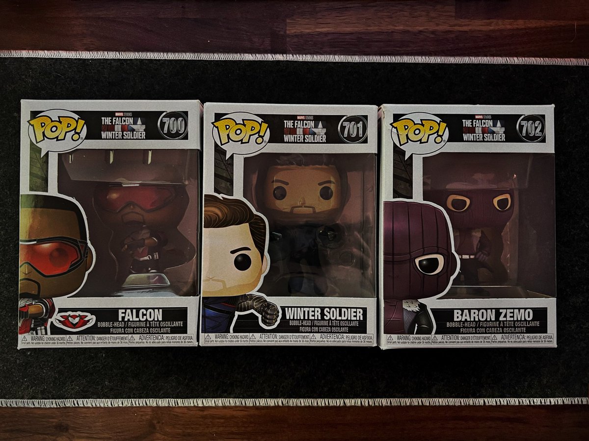 comicquarters's tweet photo. To celebrate one year of Sam Wilson’s Captain America, @ComicQuarters is giving away this 3 Pack of The Falcon and The Winter Soldier Funko Pops! (The Winner will be announced on April 23rd)

To Enter the #Giveaway:

✅ Retweet This
✅ Follow Us

And that’s it, you’ll be entered! https://t.co/LJHudg7or7