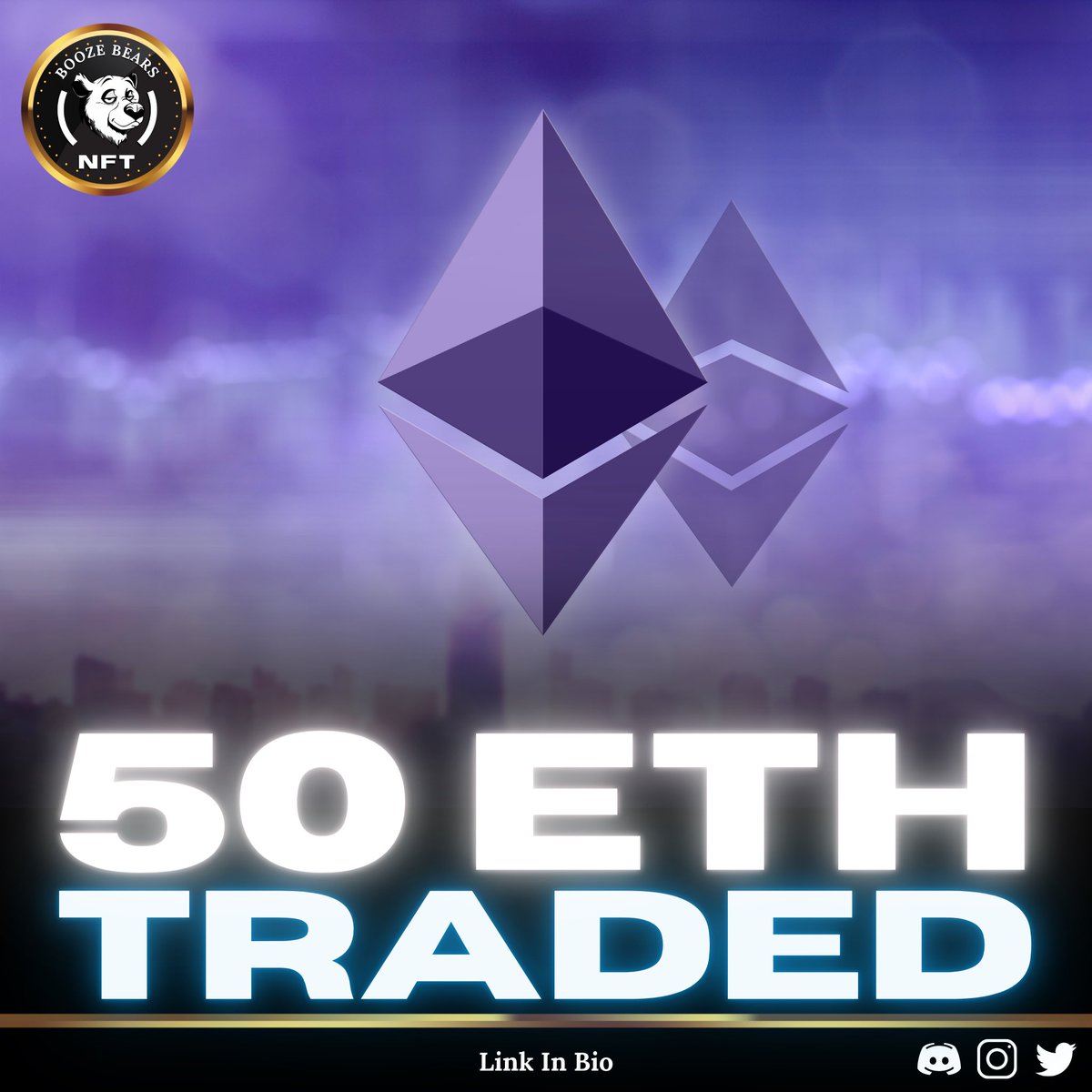 BoozeBears's tweet photo. We have traded over 50 ETH in secondary sales! (About $150,000) Just the beginning!
#BoozeBears #boozebearsevolution #eth #crypto #ethereum #AirdropCrypto #Airdrops #NFTs #NFTcollectibles https://t.co/SWg7nifFQw