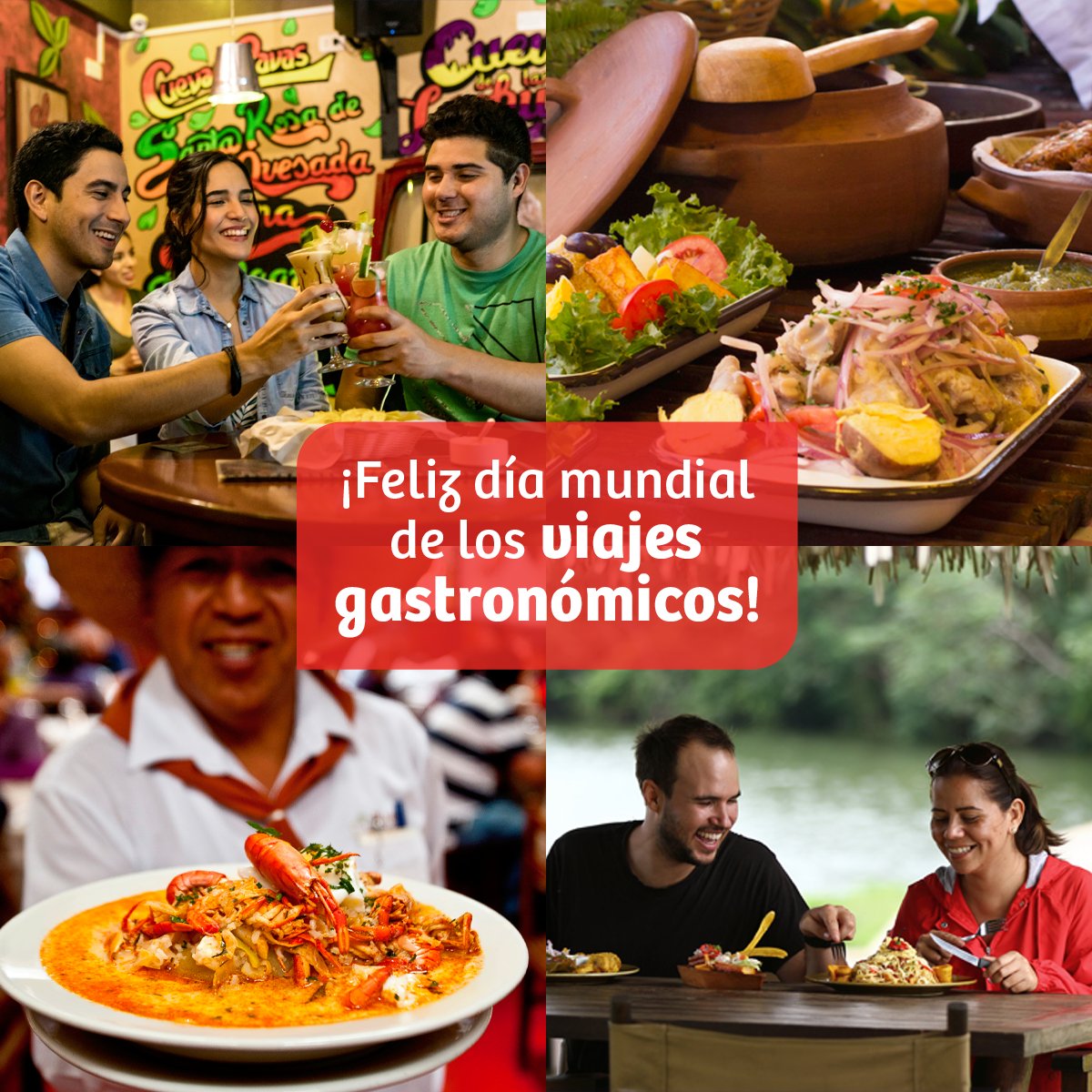 ¡La mejor forma de conocer el #Perú es a través de su comida! 😃Hoy es el Día Mundial de los Viajes Gastronómicos, celébralo disfrutando de los diversos platos que Perú ofrece 🇵🇪.🔝
Publica un post  (foto o video) de un plato típico peruano, usa el hashtag #WorldFoodTravelDay
