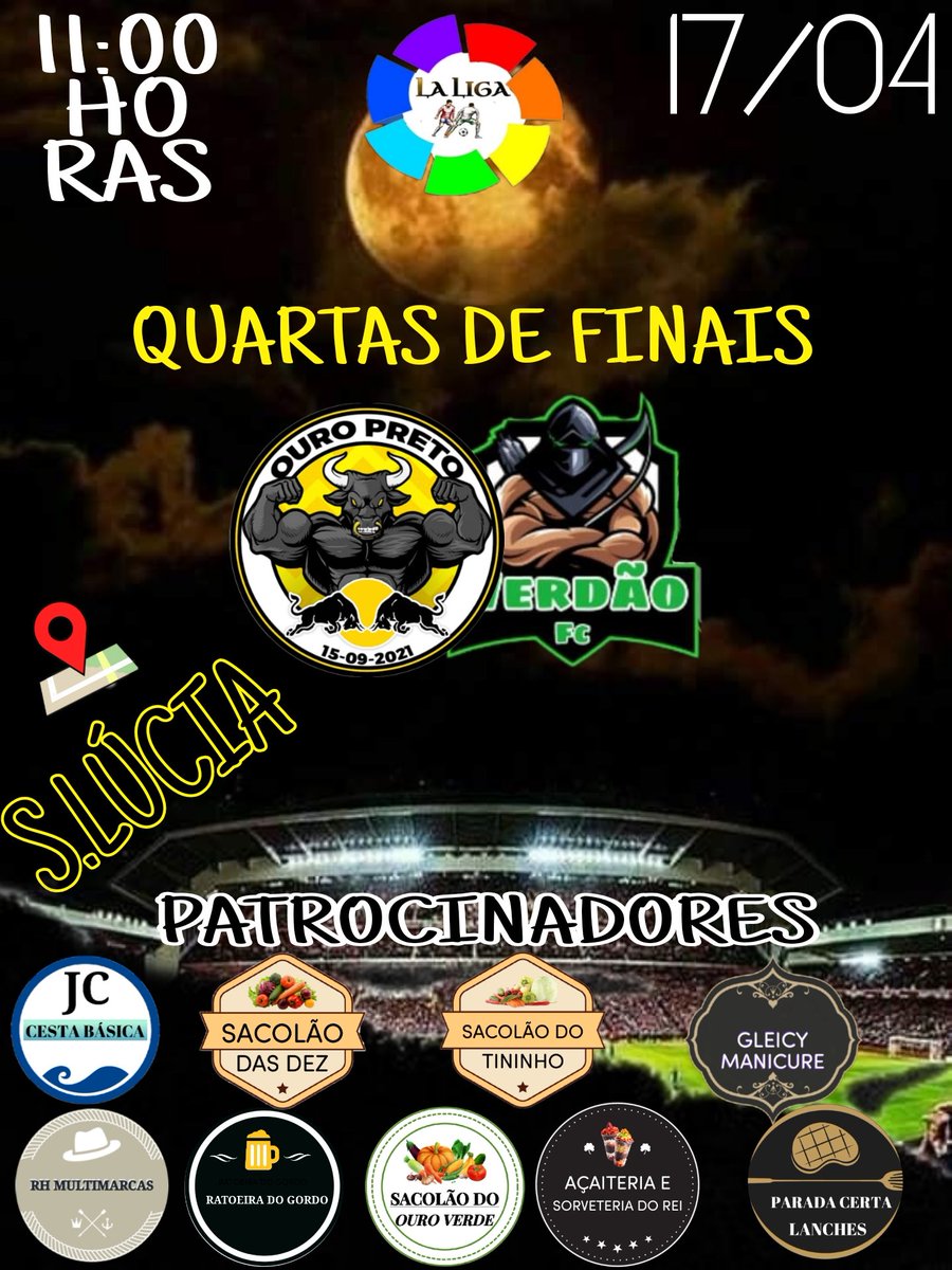 preto_fc's tweet photo. Amanhã tem OURO PRETO em campo pela LA LIGA!🟡⚫🔥

#avanteouropreto 
#vamosouropreto 
#embuscadameta https://t.co/TwpUmGNQd3