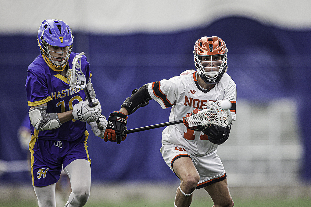 vid3design's tweet photo. Game 1 in the books: a 10-6 victory over Hastings for @NorthLacrosse on Saturday in the comfort of the LNHS dome. Also the first of four scheduled games over eight days. https://t.co/Mca9YZtVZn