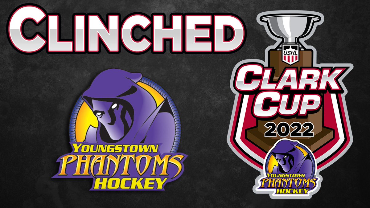 The @YtownPhantoms have clinched a spot in the 2022 Clark Cup Playoffs! #WhosNext