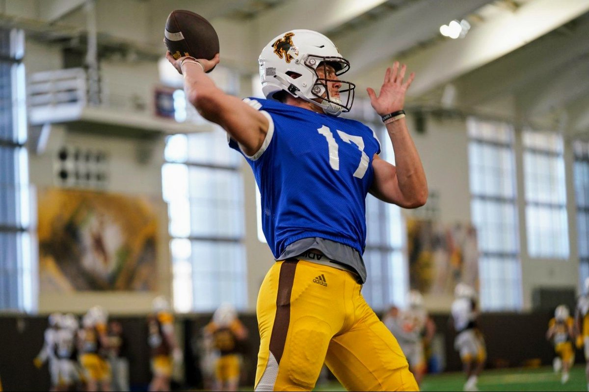 Evan Svoboda QB (@evansvobodaqb17) on Twitter photo Scrimmage #1 in the books as a Cowboy ๐ค ....feels really good. #rideforthebrand <a href="/wyo_football/">Wyoming Cowboy Football</a> Scrimmage #1 in the books as a Cowboy ๐ค ....feels really good. #rideforthebrand <a href="/wyo_football/">Wyoming Cowboy Football</a>