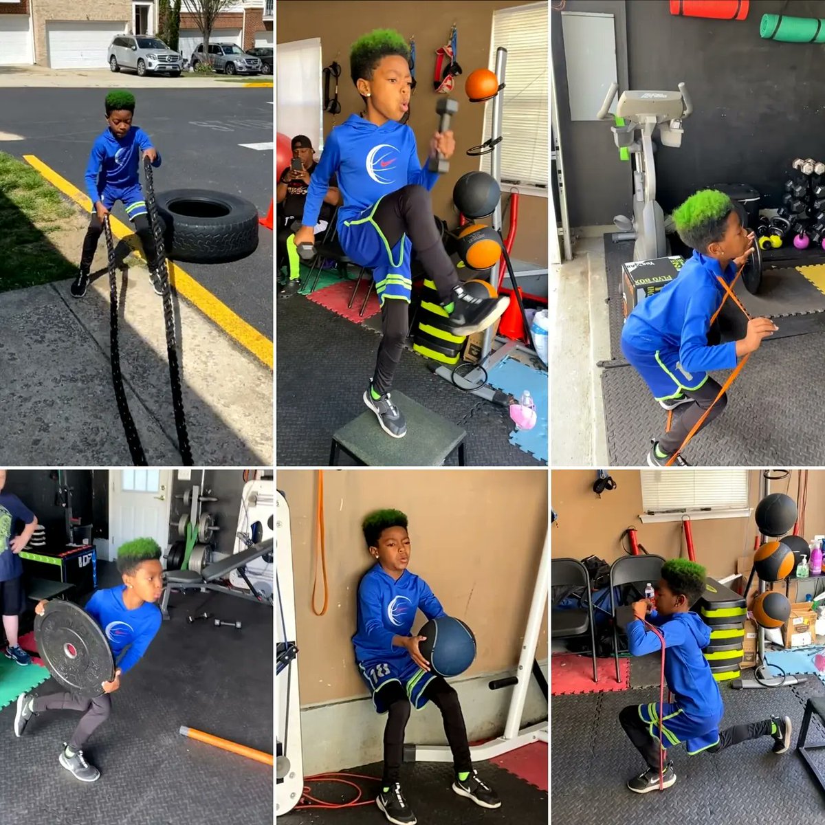 CharlesCtyElite's tweet photo. The younger ones got BUSY today in the War Room, as usual!!!
#KorieWallace💨 
#RowanSzklany🥋
#ColinHackett🏈🏀💨 
#CharlesCountyEliteProducts💛💙 https://t.co/u2gAOSknVH