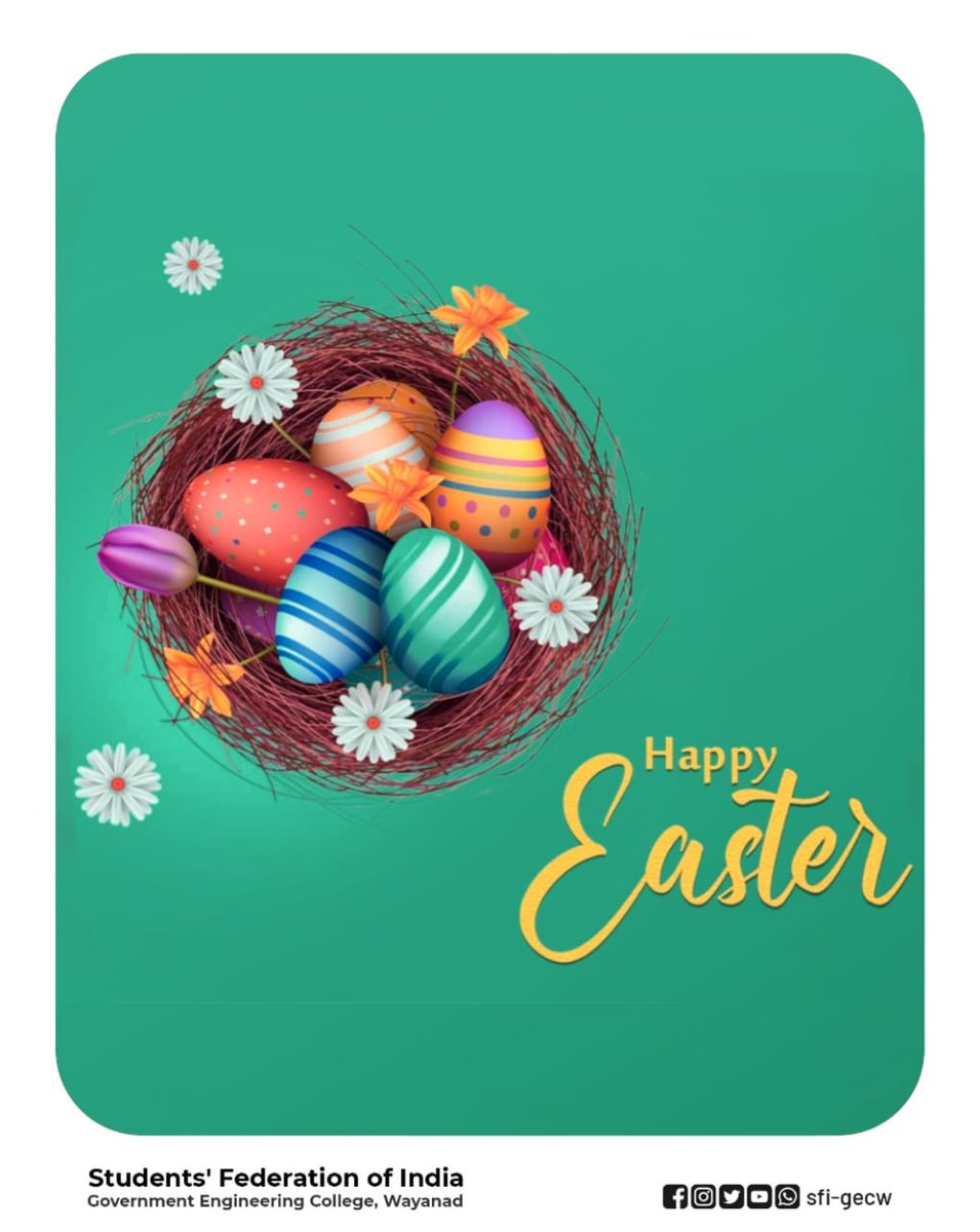 SfiGecw's tweet photo. Happy Easter โจ
.
#Gecw #Sfi_gecw https://t.co/MkGIQYPjki