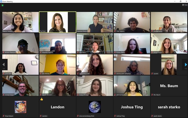 AgouraScienceJ's tweet photo. Agoura Science Journal had a wonderful time speaking with Professor Vanessa Nadal, who shared her journey in science with aspiring STEM leaders! 🧬
#womeninstem #leadership #science https://t.co/caRdgBB1fO