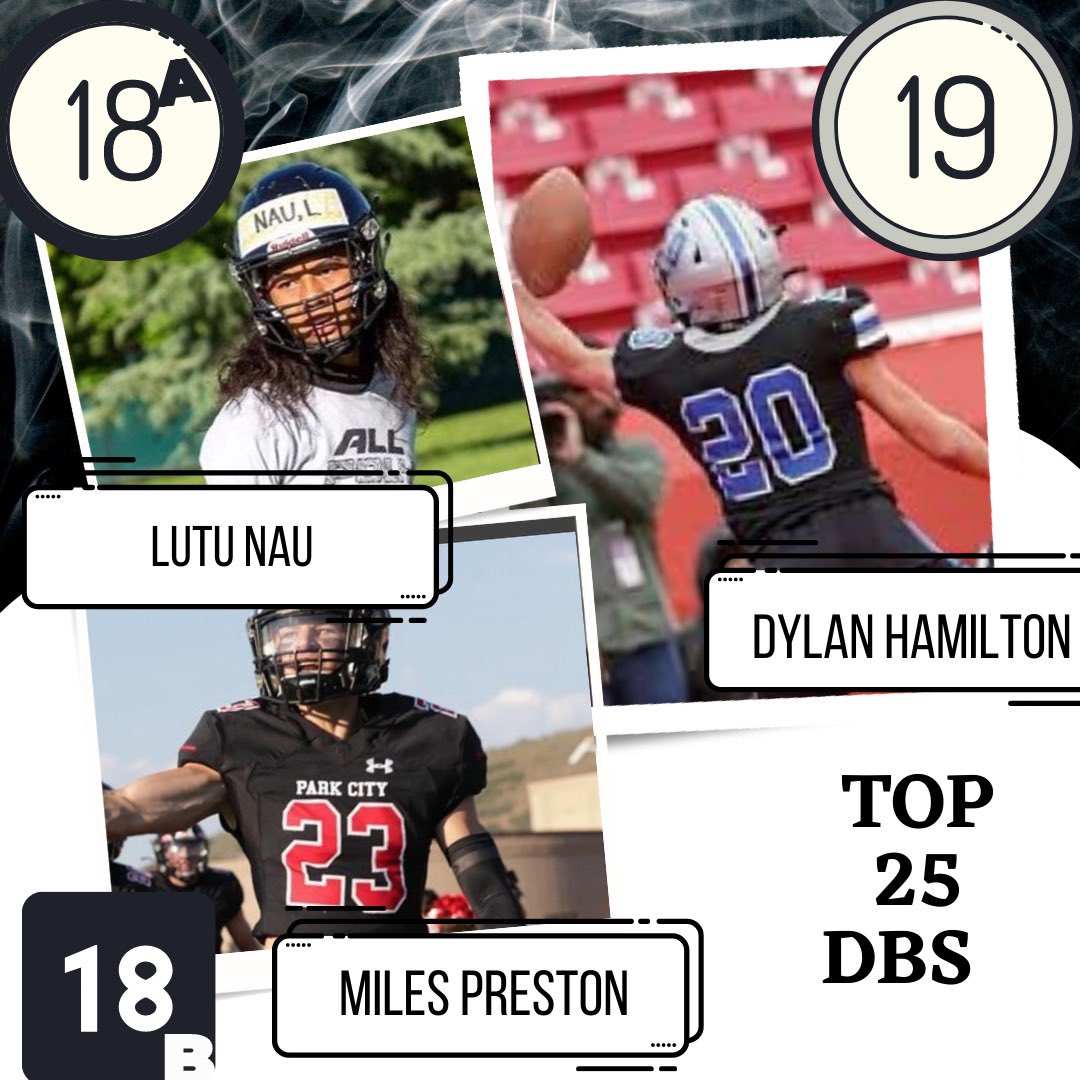 Jeff Tuckett (@jeff_tuckett) on Twitter photo NEXT UP ๐๐
19: Dylan Hamilton out of <a href="/SHSStallions/">Stansbury Stallions</a>
18A: Lutu Nau out of West High
18B: <a href="/MilesPreston14/">Miles Preston</a> out <a href="/PCHSMiners/">ParkCityHighSchool</a> NEXT UP ๐๐
19: Dylan Hamilton out of <a href="/SHSStallions/">Stansbury Stallions</a>
18A: Lutu Nau out of West High
18B: <a href="/MilesPreston14/">Miles Preston</a> out <a href="/PCHSMiners/">ParkCityHighSchool</a>