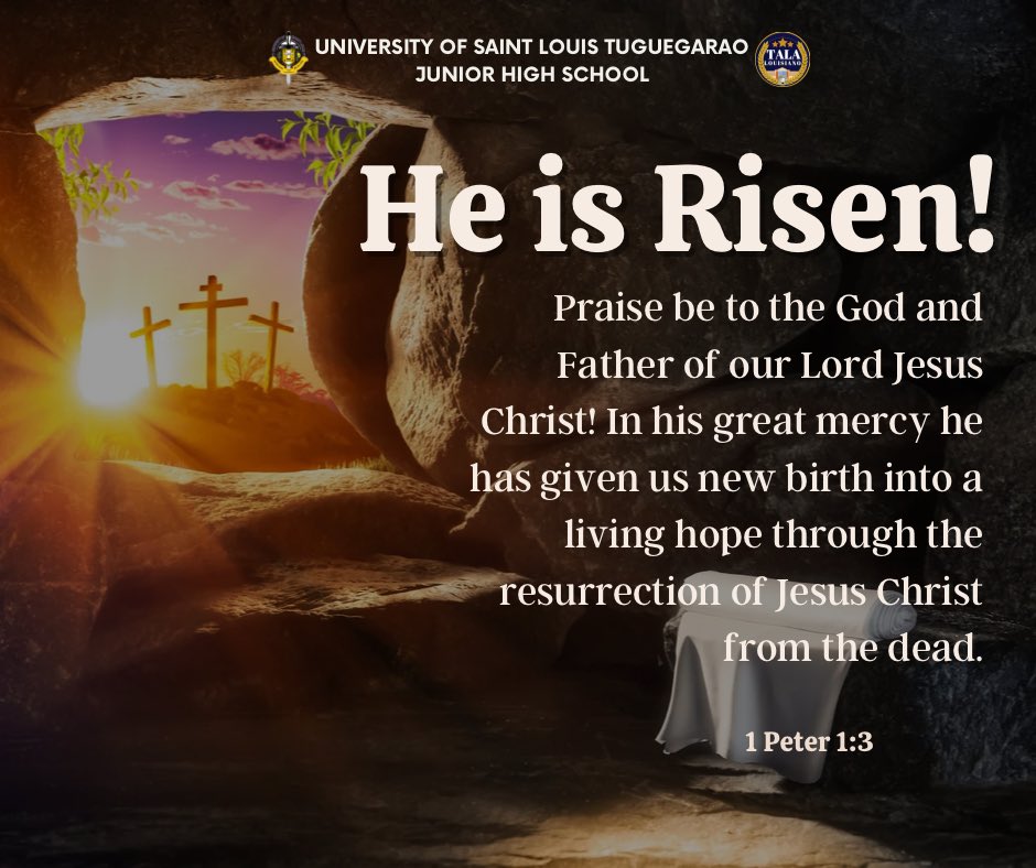 usljhsssg's tweet photo. Today we commemorate the resurrection of our Lord, Jesus Christ. Let us all rejoice for He has risen! https://t.co/ILwHxzeokp