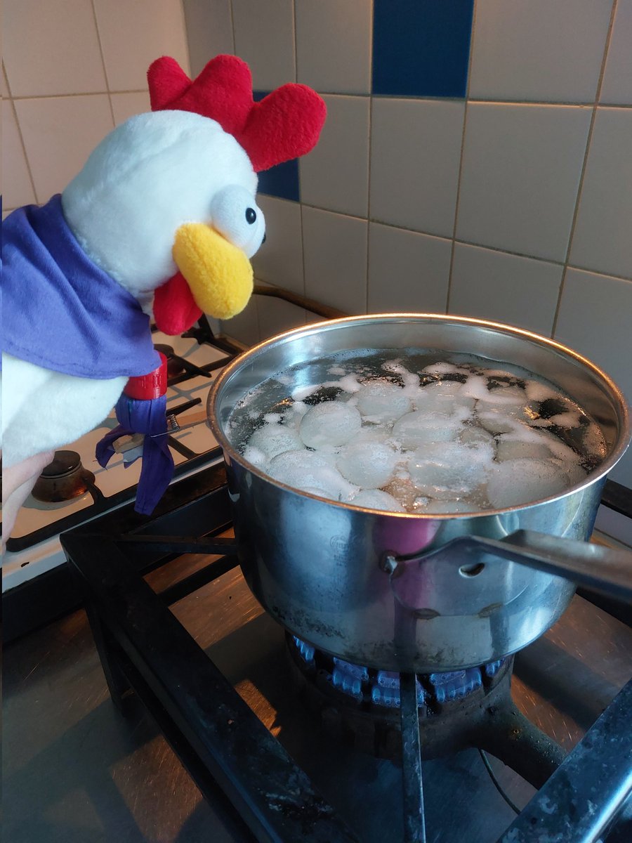 Mijn kippetjes hebben iets heel engs gedaan. Maar de kinderen vonden het lekker.#Pasen