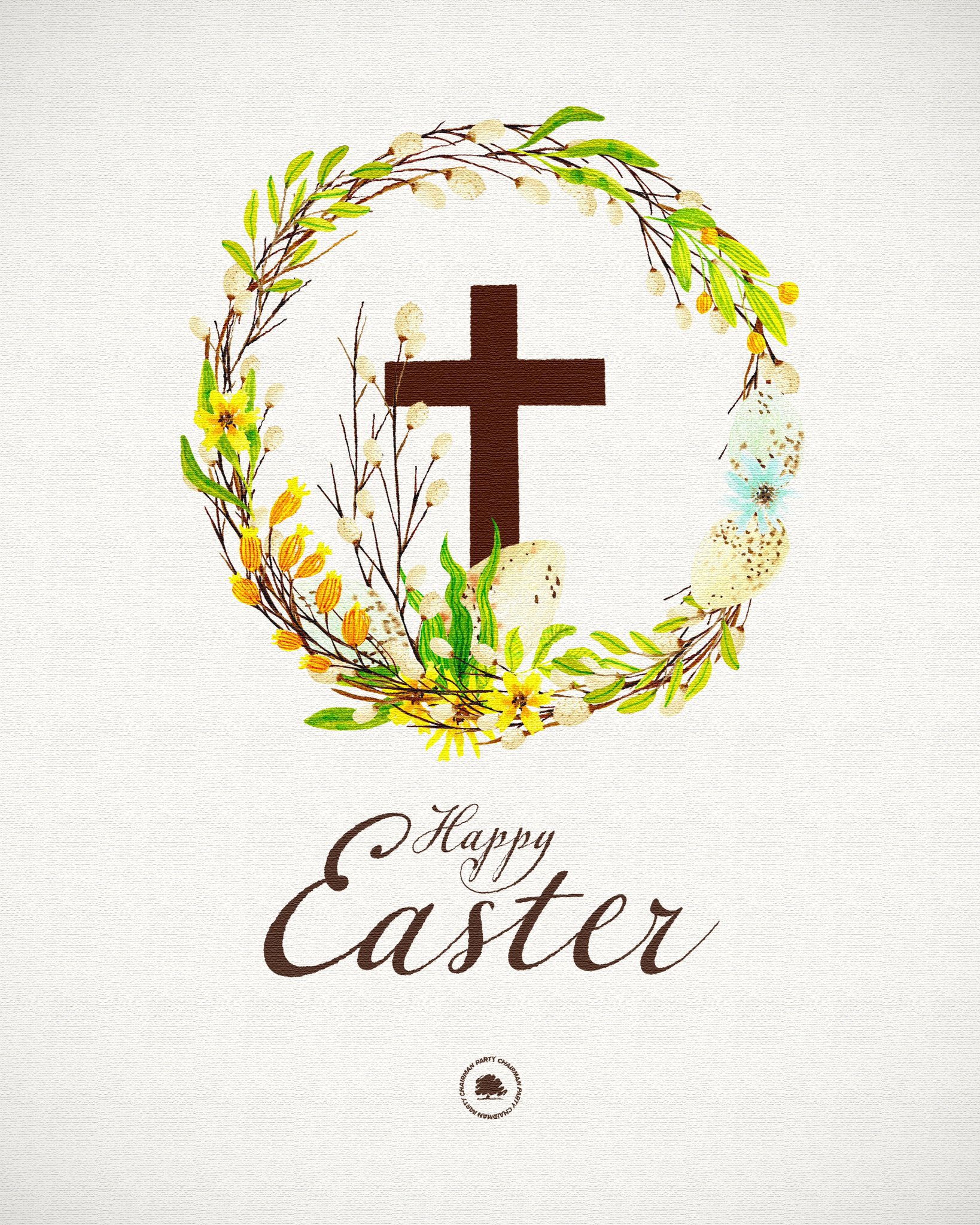 Happy easter he has risen deals