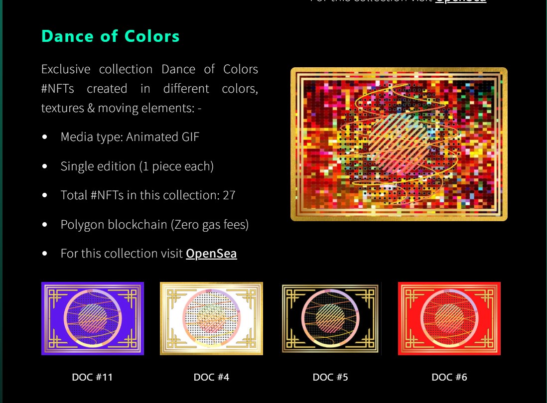 Exclusive 1/1 Dance of Colours #NFTCollection 
opensea.io/collection/dan…
#NFTProject76