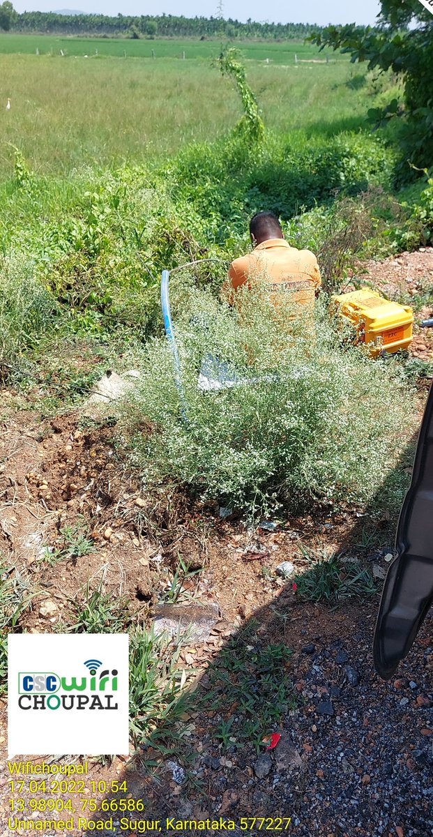 csc_mattur's tweet image. #cscwifichoupal #wifichoupal @dintya15 @prakhar28274 @wifichoupal @WifiKarnataka  @ibrahim1683 @manjunathpv  fiber Restoration Work &amp;amp; FTTH work has  done by #CSC Champion Vle Ajith of District Shimoga State Karnataka