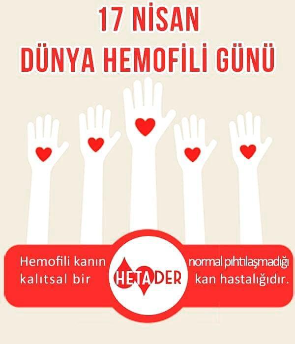 Kalıtsal bir #kan hastalığı olan #Hemofili hastalarında sürekli kanama riski olduğunu ve ömür boyu iğne kullanmak zorunda olduklarını biliyor musunuz? #DünyaHemofiliGünü farkındalıkla.... #Bursa #Türkiye #Dünya @BursaSM <a href="/saglikbakanligi/">T.C. Sağlık Bakanlığı</a>