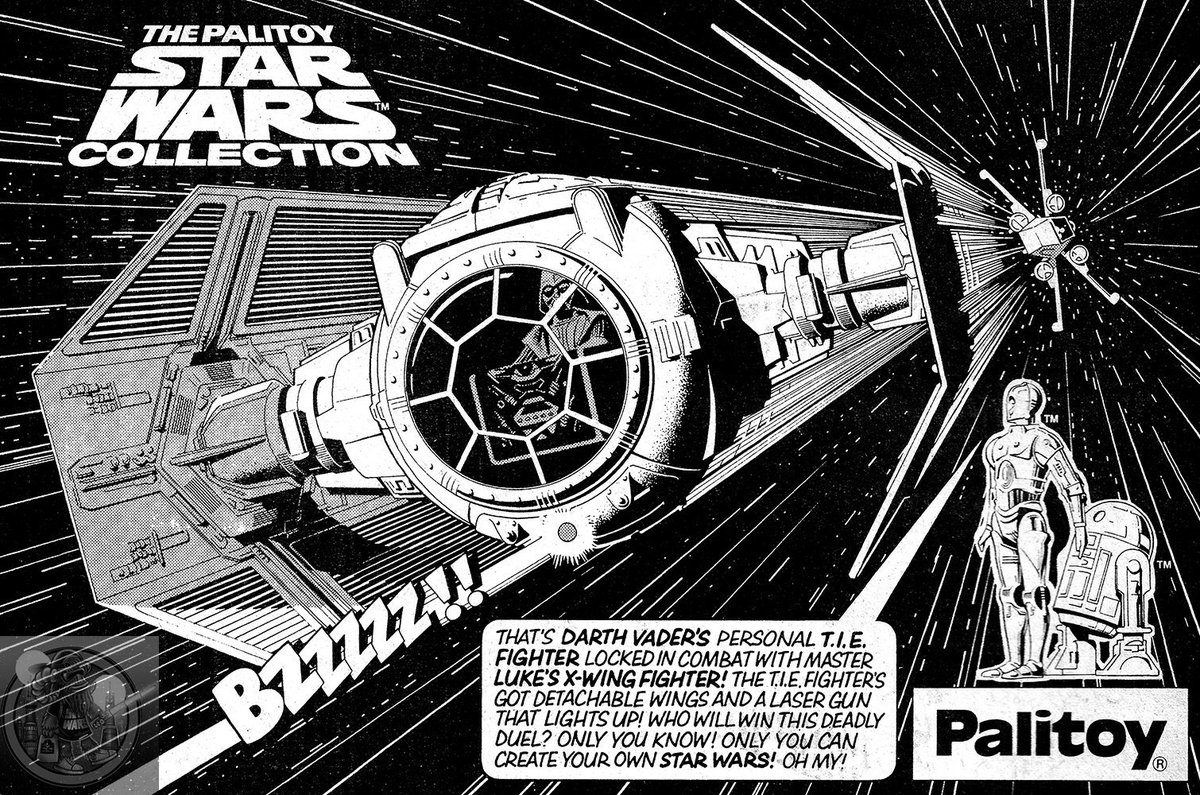WookieeChips's tweet image. Some beautiful 1979 Vintage #StarWars advertising from the Star Wars Weekly comics. #Palitoy absolutely nailed this back in the day. 🔴 🔵