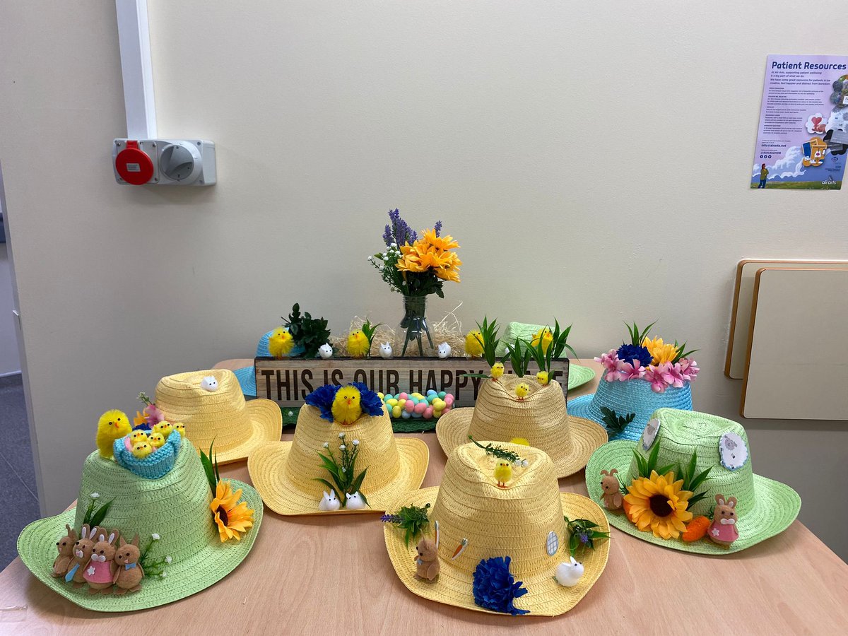 Hollie Shields (@hollieshields16) on Twitter photo Happy Easter ๐ฃ๐ซ๐ผ๐ฟ Wishing everyone a lovely weekend! A little treat for our staff & our patients on Andrew Ward SRP have been making fabulous Easter bonnets and have enjoyed an afternoon tea this week hosted by our patient experience facilitator Mia โบ๏ธ <a href="/UHDBTrust/">University Hospitals of Derby and Burton NHS FT</a> <a href="/GroganMandy/">Mandy Grogan QN ๐</a> Happy Easter ๐ฃ๐ซ๐ผ๐ฟ Wishing everyone a lovely weekend! A little treat for our staff & our patients on Andrew Ward SRP have been making fabulous Easter bonnets and have enjoyed an afternoon tea this week hosted by our patient experience facilitator Mia โบ๏ธ <a href="/UHDBTrust/">University Hospitals of Derby and Burton NHS FT</a> <a href="/GroganMandy/">Mandy Grogan QN ๐</a>