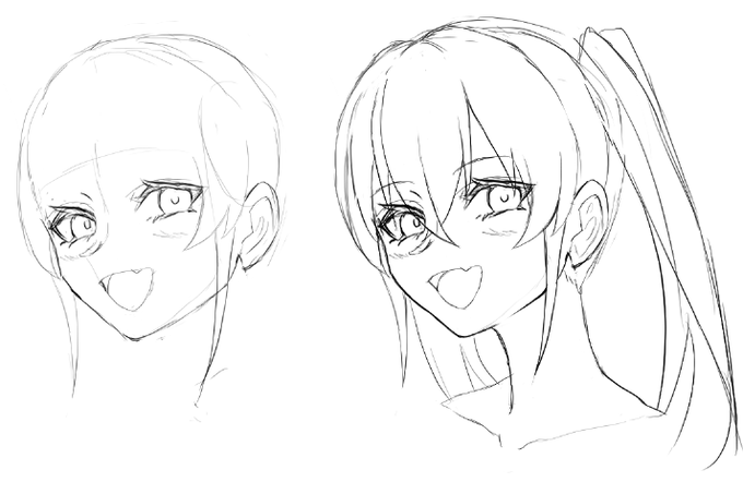 ('・ω・`)いいお顔描けてる 