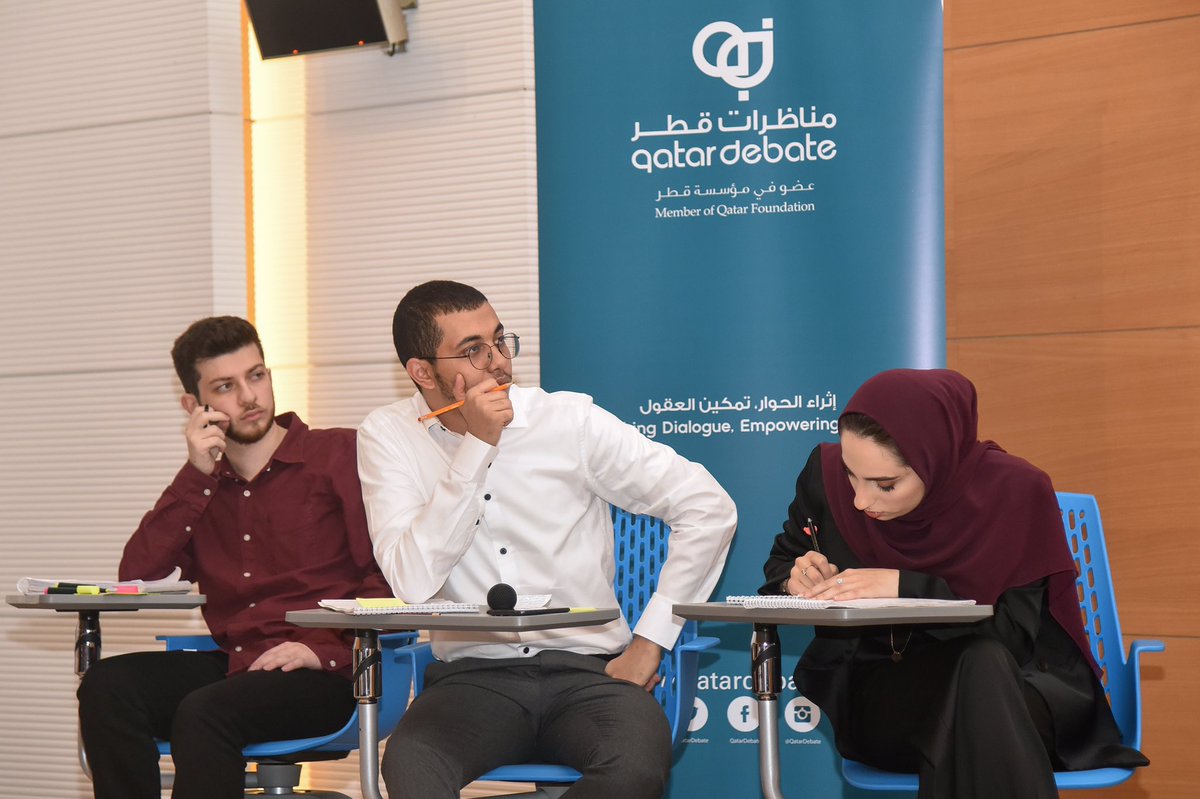 QatarDebate's tweet photo. مع نهائي البطولة الوطنية للجامعات، اختتمنا موسم مناظرات الجامعات باللغة العربية للعام ٢٠٢١-٢٠٢٢.

#مناظرات_قطر 
#QUDL https://t.co/67jpzqRQf6