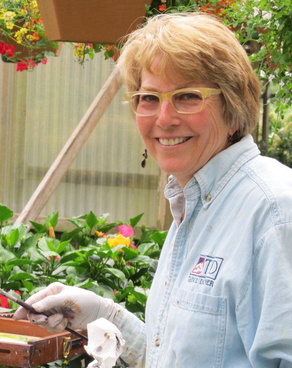 SVOpenStudios's tweet photo. See artist Barbara Greensweig a at #SVOSOpenStudios May 7-8, Site #349 in Montara - "I love nothing better than working “en plein air” in nature, braving the elements and changing light conditions to capture the essence of a scene."  https://t.co/XDjELZnFft #SVOS2022 #art https://t.co/EjOamxlUX6