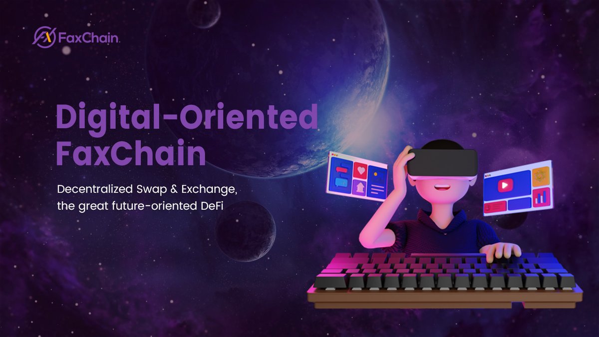 FaxChain's tweet photo. Start trading with decentralized swap &amp; exchange, the great future-oriented DeFi  - https://t.co/N9RciL7Qub https://t.co/4rsCxW7RV0