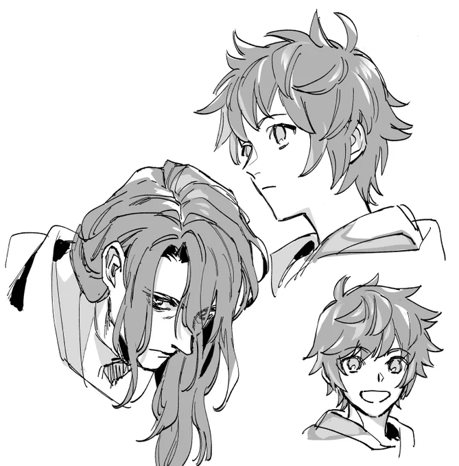 リハビリ兼新しいペンの試し描き 