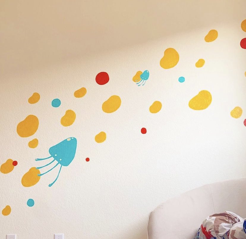 liliuhms's tweet photo. we love painting murals in our home!! 🏠💛💛 https://t.co/X3Mp7ofavj