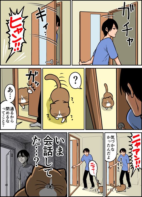 漫画 いま 会話してた 猫にしゃべり過ぎるとどうなる 猫飼いさんは 共感しかない ごはんは言える うちはもう手遅れ まいどなニュース