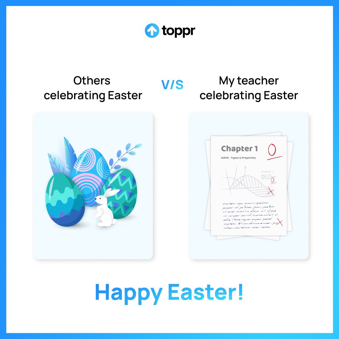 Happy Easter🐰Wishing you more chocolate eggs to eat 🍫 and less eggs drawn on your answer sheet ⭕️ #happyeaster #easteregg #egg #easter #easter2022 #eastersunday
