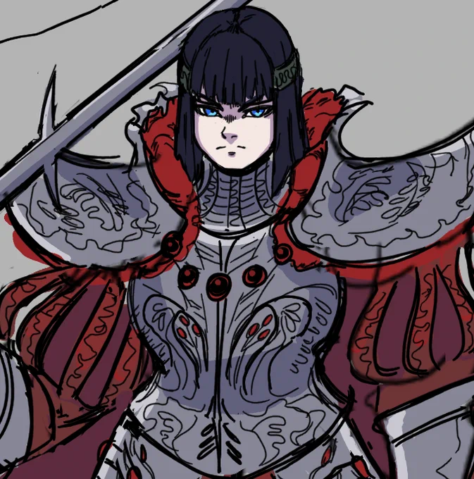 drew my elden ring character too 