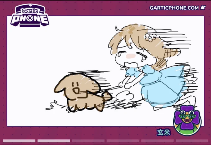 乃々絵師だらけのGartic Phoneで遊ばせて頂きました🐿お手軽に狂えて馬鹿みたいに笑ってました 