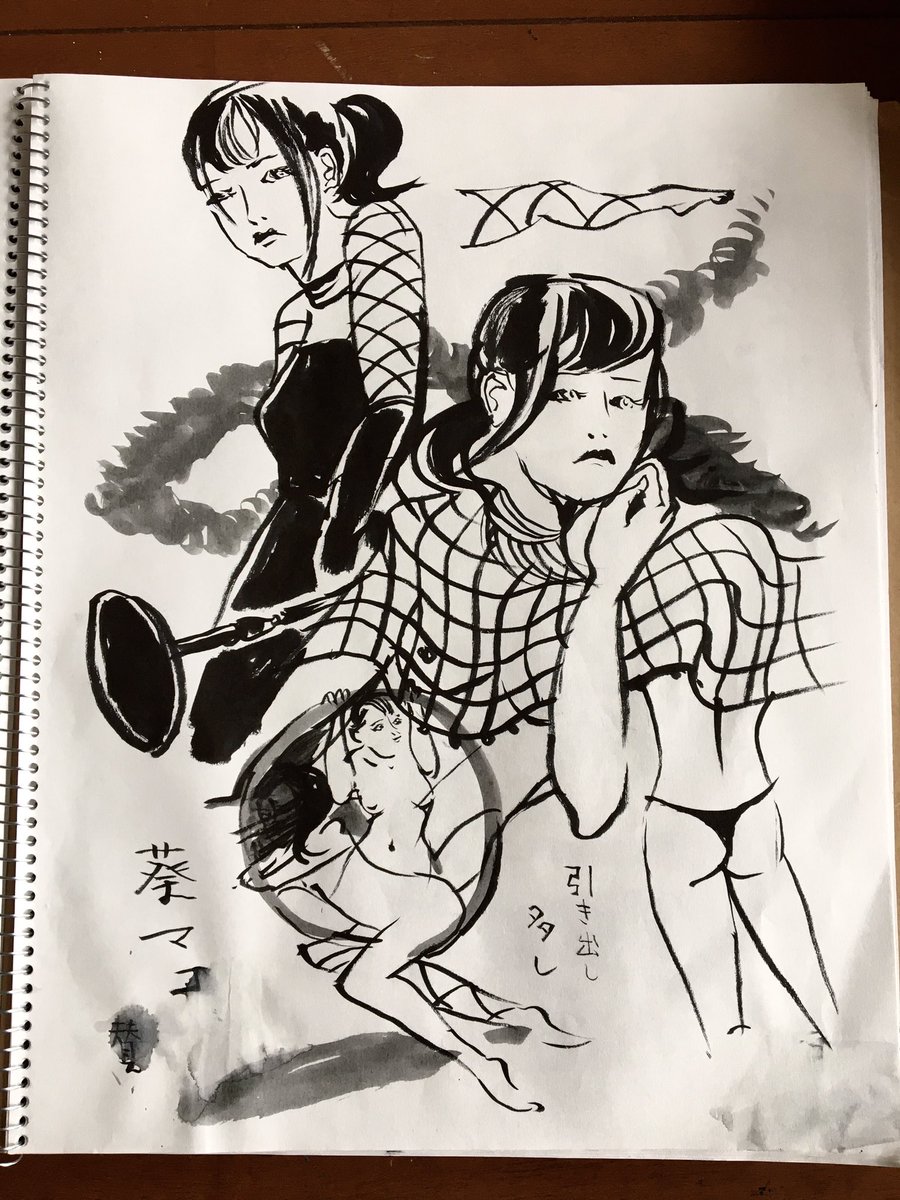踊り子さんは大尊敬
葵マコさん②
目力だけじゃないマコさんの引き出しの多さにびっくりいたしました。網目のセクシーな黒いドレス、肩をクイ、クイっと動かす小さな動きだけでハートは射抜かれているのに、擬似的な一線超え、鍛え上げられた身体での激しいブランコ、皆の望みを全てお見通しです。
