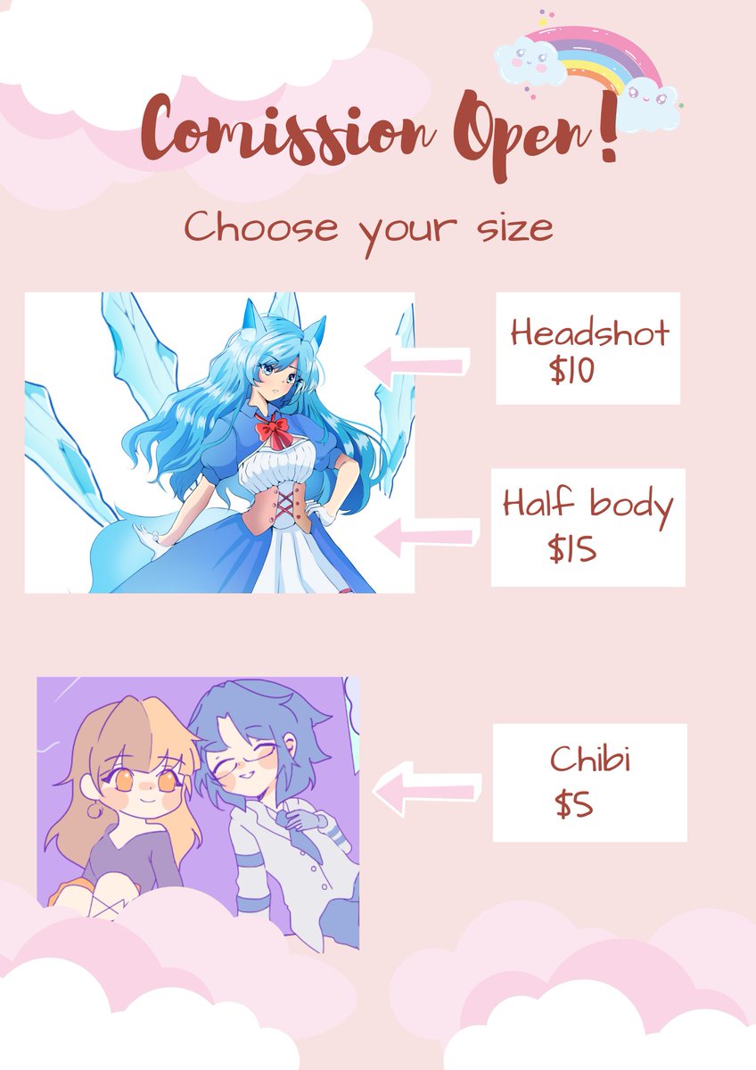 wantsomefluff's tweet photo. Commission open! Slot 0/3.

Dm available, I'll close it on 4/23
#Vtuber #ArtistOnTwitter #comissionsopen #comissionsheet #ENVtuber https://t.co/qmYGuwzfa5