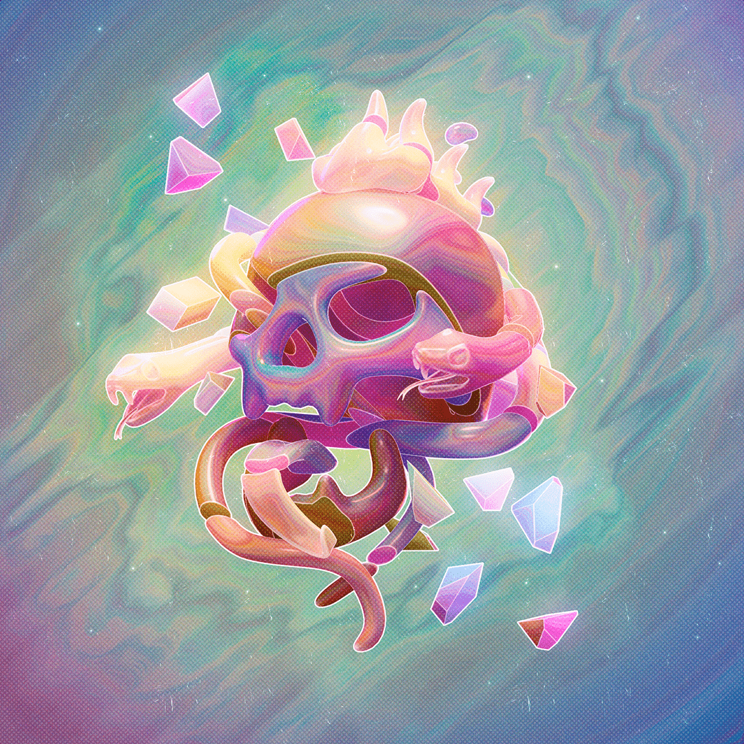 ＦＲＧＭＮＴＳ－０４５
１０ ＥＤＩＴＩＯＮＳ
1 $XTZ
<a href="/objktcom/">objkt</a>

objkt.com/collection/KT1…

Check the full collection!!😬😬
#NFTs #mexico #3d #skull #snake #tezos