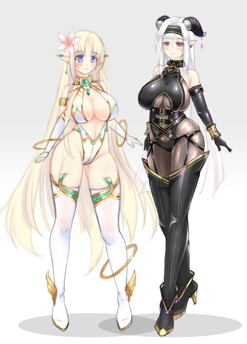 初代うちの子リメイク、並べるとやっぱイイ 