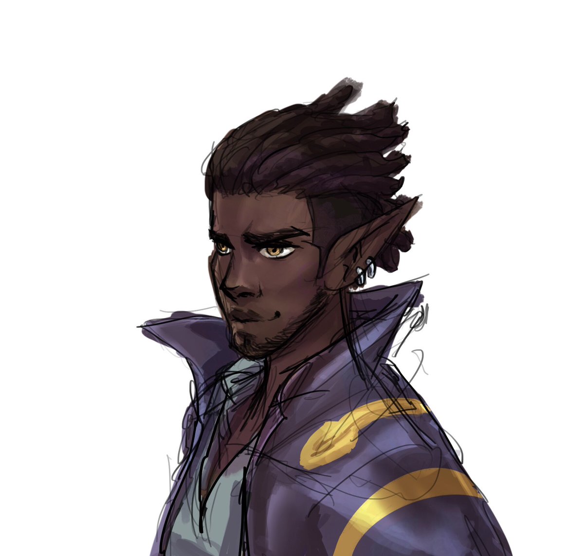 Nekotfish's tweet photo. Just a lil paint sketch I did. I really liked this one cuz I used reference and it shows https://t.co/uUDj1UaLpq