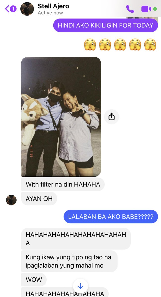 ahhhh talaga <a href="/jmsdvr_/">JAMES 🌙🌟</a>??????

OO!!!! <a href="/stellajero_/">Stell Ajero</a> ako ang tipo ng tao na ipaglalaban ang tunay kong mahal
😂😂😂