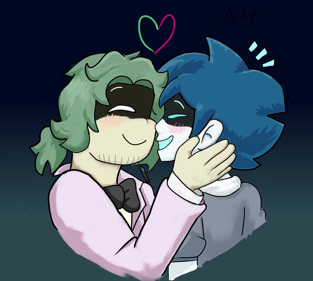 JuarlerM's tweet photo. I was trying new methods with this drawing that I devour just do it. hope you guys enjoy it!
@RebeccaLOVE_FNF  
@liljiim_01 
@MLD_hijaker 
 
#ibisPaintX #drawing #fnfgarcello #fnfrebecca #garbecca #fridaynightfunkinmod https://t.co/95u87hOmCk