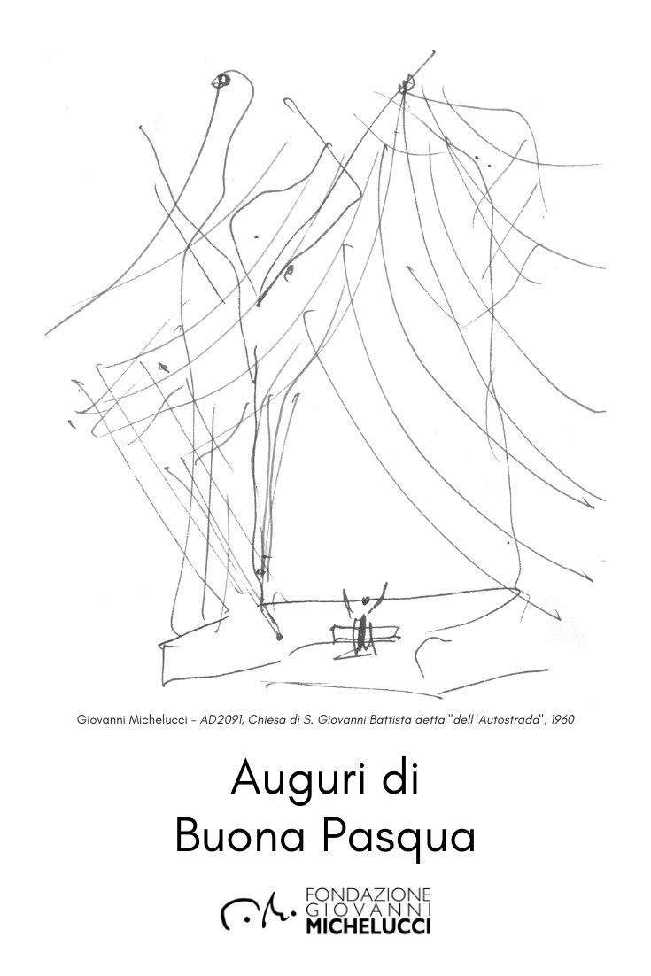 In attesa di comunicare le prossime iniziative del 2022, la Fondazione Giovanni Michelucci augura BUONA PASQUA!