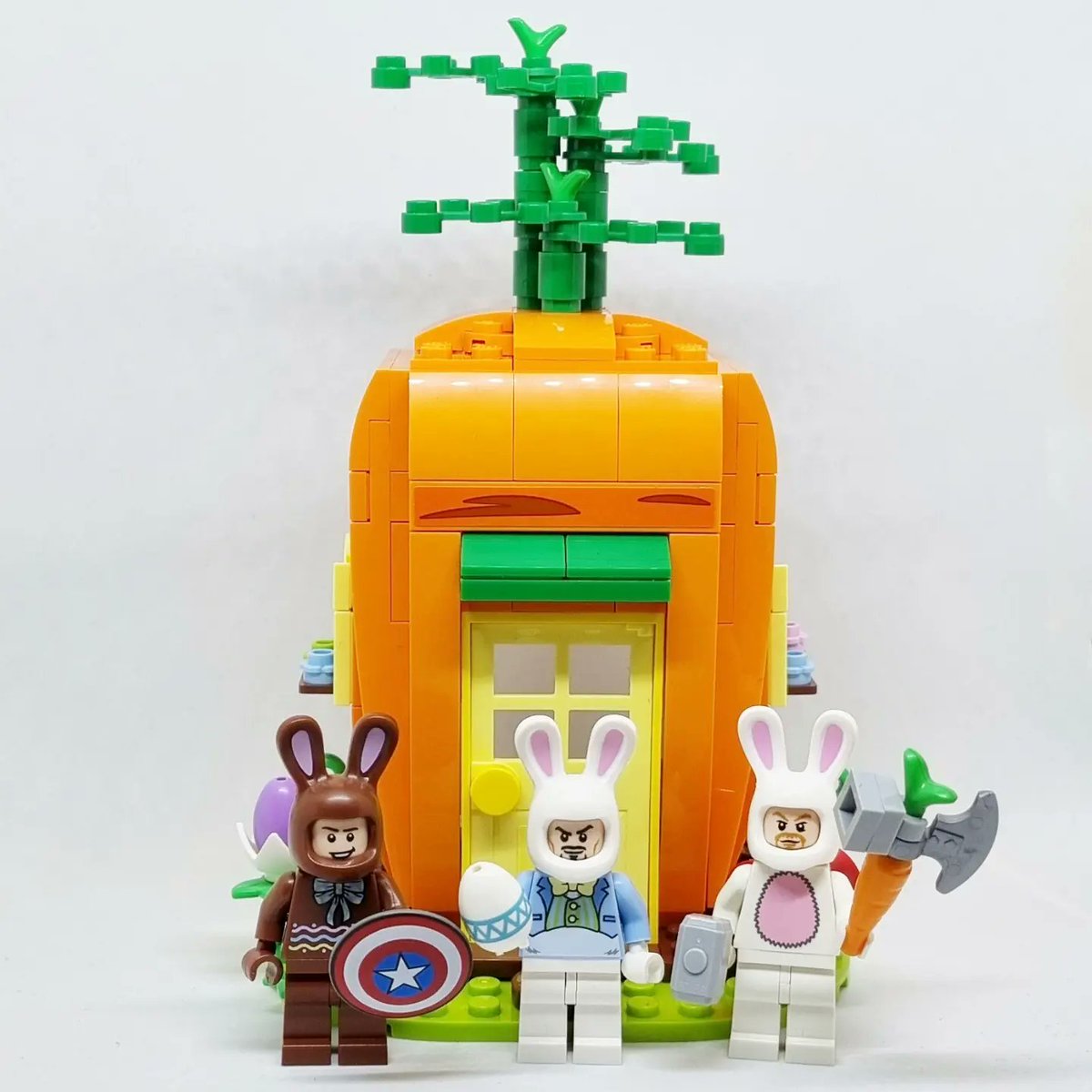 RedmarkBricks's tweet photo. Happy Easter 🐰
#legoeaster @lego #marvel https://t.co/weclkUOatO