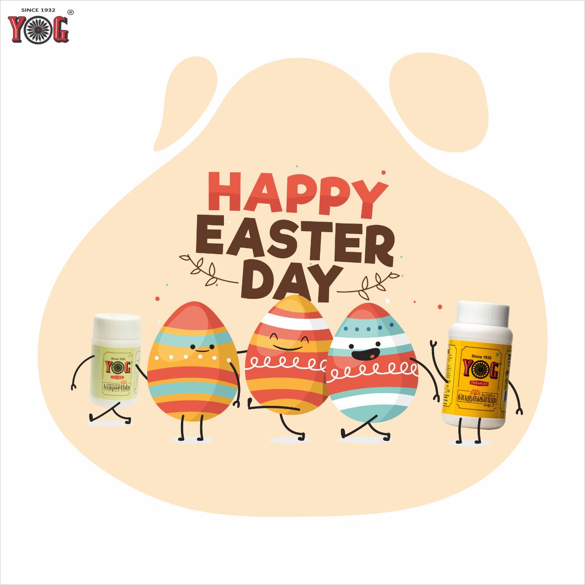mayilindia's tweet photo. Hope this Easter brings extra joy and happiness to your whole family.
Happy Easter day from YG Asafoetida.
#easter #eastereggs #eastercake #eastersunday  #easteregg #eastercupcakes #easterbunny #easter2022 #asafoetida #asafoetidapowder #mayilindia https://t.co/S1p6Z1cobi