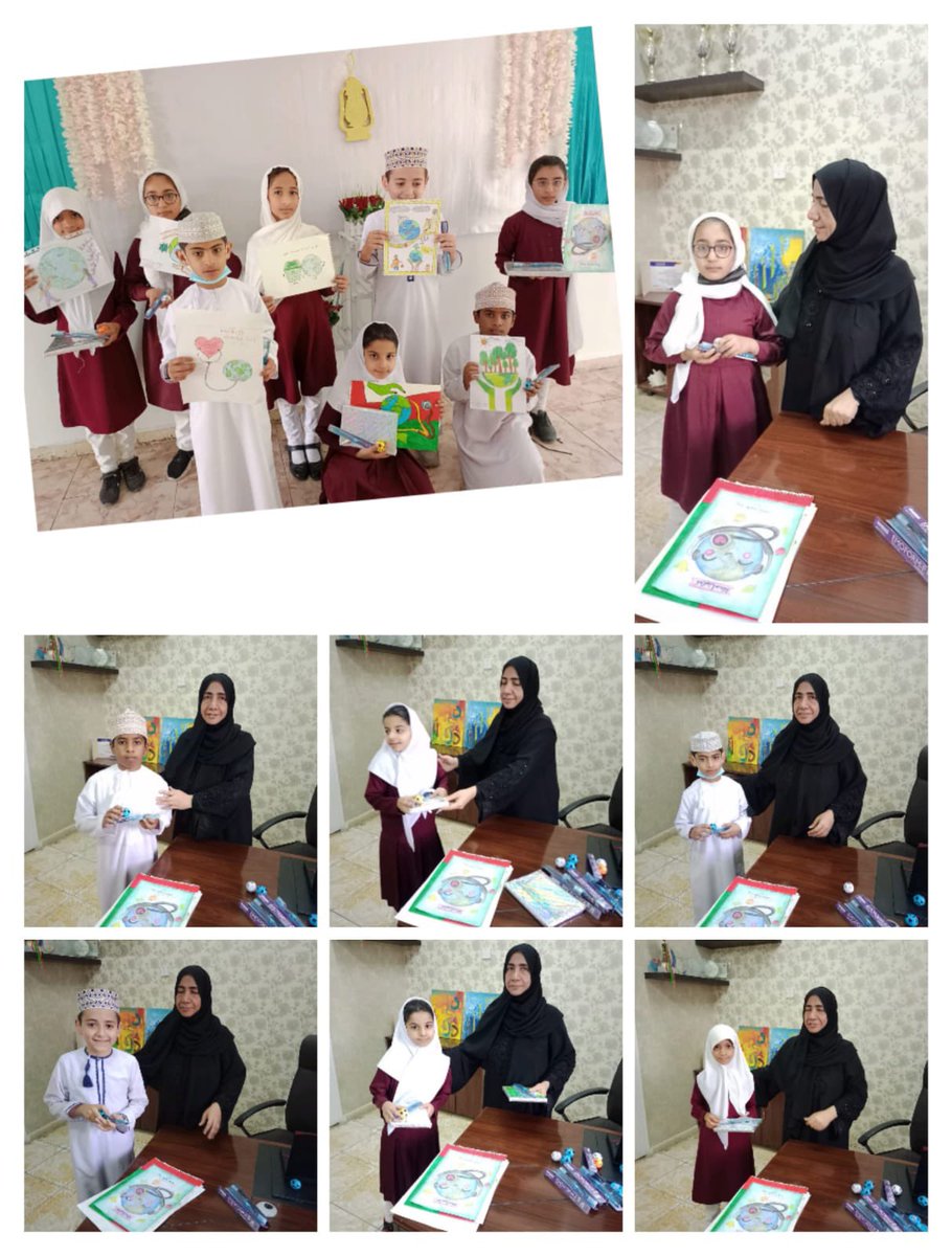 طلاب الصف الرابع يبدعون في التعبير بالرسم عن شعار يوم الصحة العالمية في مسابقة الممرضة الصحة بالمدرسة واخصائية الانشطة.
#فعاليات_تعليمية_شمال_الباطنة 
#مدرسة_الحكمة
#مدارسنا_امنه