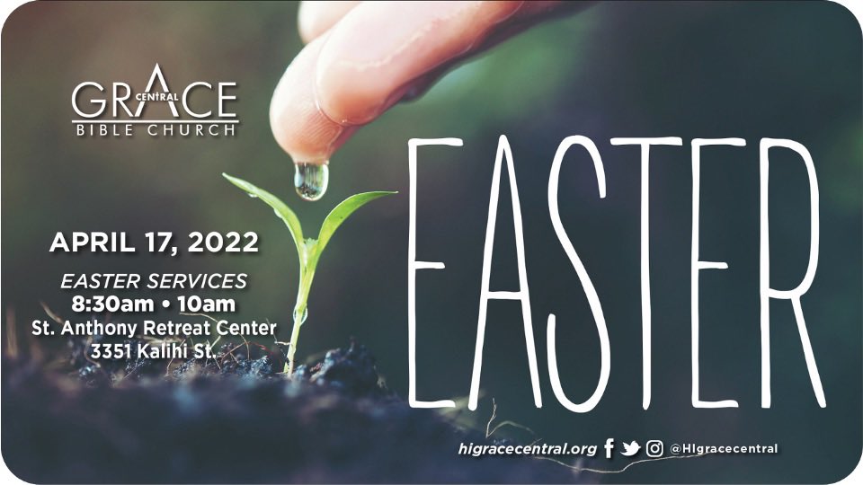 HIgracecentral's tweet photo. Come and join 8:30AM &amp; 10:00AM Easter Services tomorrow! #HappyEaster2022 #HappyEaster #EggHunt2022 #Kalihi #KalihiValley #StAnthonyRetreatCenter https://t.co/SJOuDVaAWl