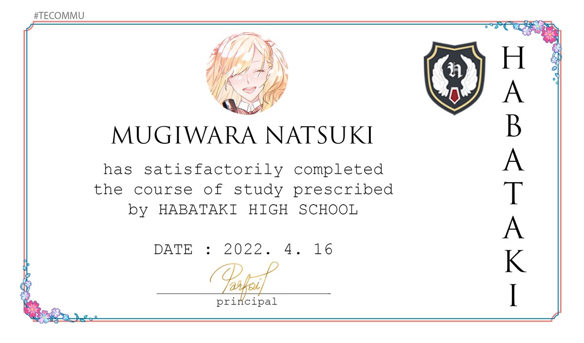 TE_MNatsuki's tweet photo. ได้ประกาศนียบัตรแล้วค่ะ🥺💕จะปีไหนกลับมาเห็นต้องคิดถึงอีกแน่เลยค่ะ
#TEGraduated https://t.co/YLCW4RcUDM