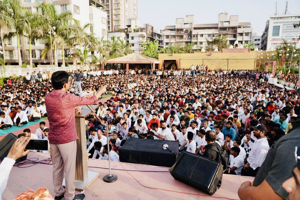 AlpeshThakor_'s tweet photo. Attended a program organized by Gujarat Kshatriya Thakor Sena and Velnath Yuvak Mandal at Surat city on the occasion of Shantashri Velnath Bapa's Punyatithi https://t.co/cunts36wxz