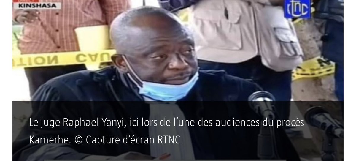 NewMan87170144's tweet photo. RDC  : Le juge Raphaël Yanyi , mort pour rien. https://t.co/c0GCVKXHuI