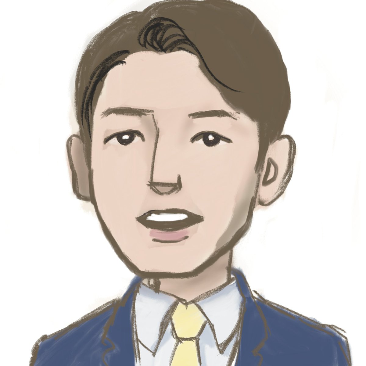 ART92140747's tweet photo. あっちゃんの、YouTube大学観ながら落書きしてました。←聴いてない。

目が輝いてないとこ描くと、フツーの学校の先生みたいになりますね。

がんばらない話は、これが最高！(中田敦彦YouTube大学より)↓

https://t.co/3GjwuwWnSB https://t.co/tWz4xWt4ik