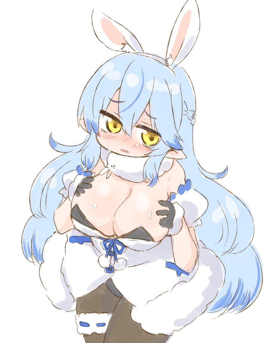 兎田ぺこら ,雪花ラミィ 「ラミィちゃん 」|ねこやまのイラスト