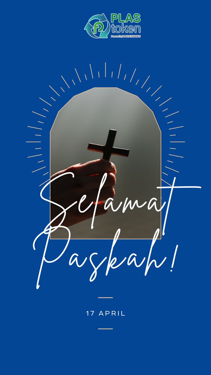 Plastoken's tweet photo. Joining you in gratitude for Christโs sacrifice and the joyful renewal it brings to all Godโs children this Easter season
#plastoken #tokenplasnews #pilihanpastokennyaplas #cryptounderlyingbased #daurulangplastoken #pilahsampahmupilihgayahidupmu #daurulangsampah #daurulang https://t.co/wRVcWdgf3X