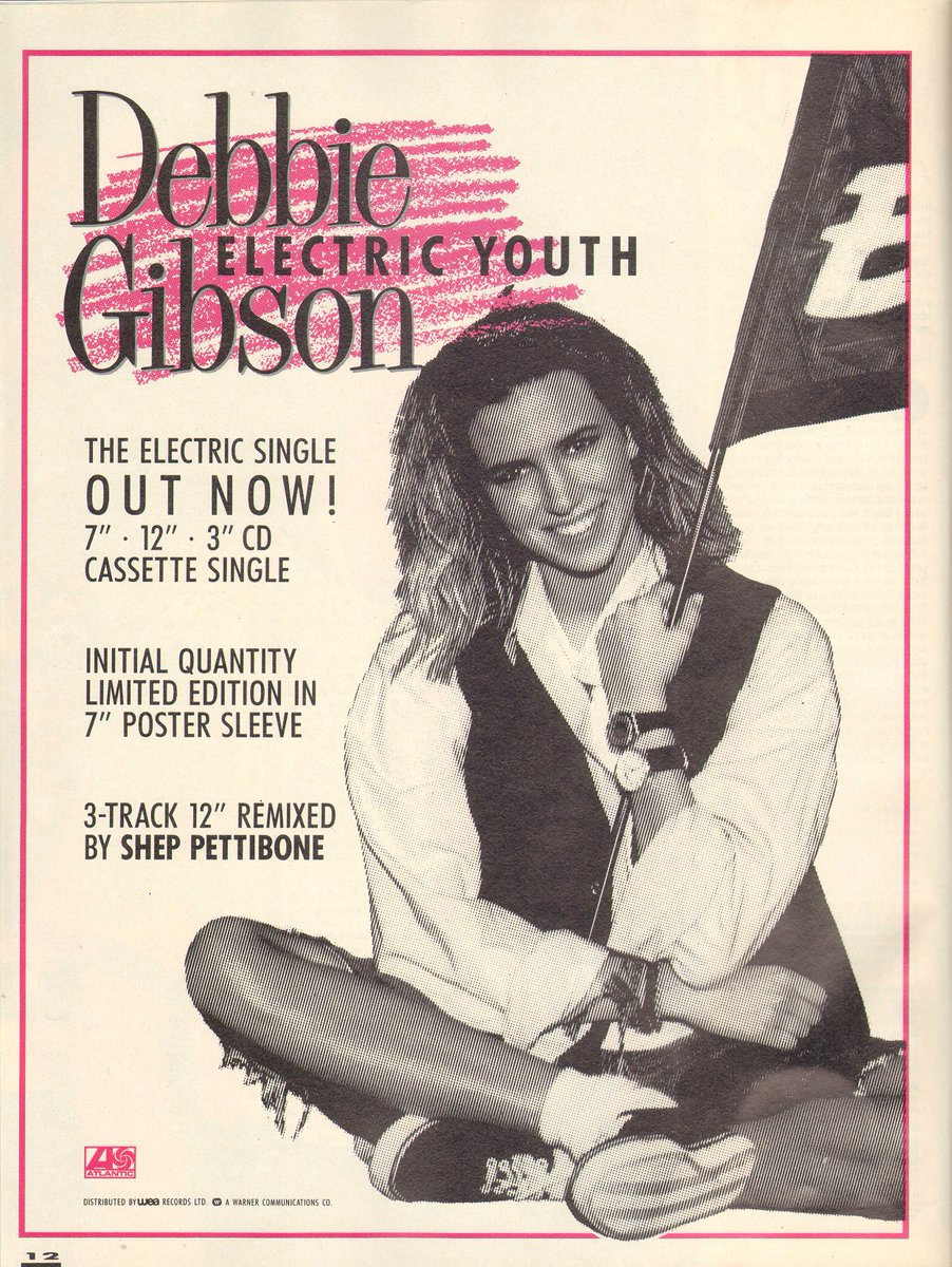 myfizzypop's tweet photo. #Happy33rd! my (joint) all-time fave pop single, #ElectricYouth by #DebbieGibson, was released in the UK #onthisdayinpop in 1989. I preferred the UK cover art (& all the limited editions we got as part of the marketing campaign). The song remains pure #NRG
https://t.co/5XInFUstIV https://t.co/oNWK7LunVo